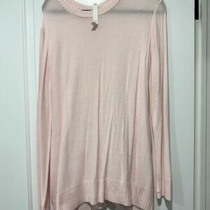 Lululemon Athletica Soft Pink Knit Top